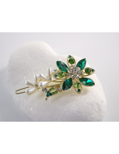 SPINKA  do włosów KWIATEK KWIAT Z KRYSZTAŁKAMI  Lolita... 2