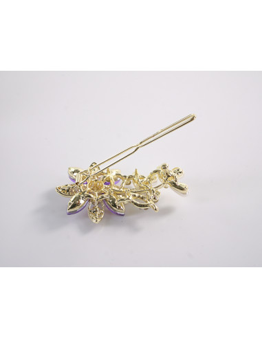 SPINKA  do włosów KWIATEK KWIAT Z KRYSZTAŁKAMI...