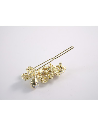 SPINKA  do włosów KWIATEK KWIAT Z KRYSZTAŁKAMI...