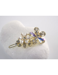 SPINKA  do włosów KWIATEK KWIAT Z KRYSZTAŁKAMI  Lolita... 2