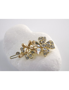 SPINKA  do włosów KWIATEK KWIAT Z KRYSZTAŁKAMI  Lolita... 2