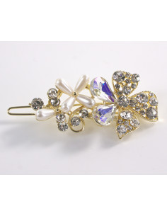 SPINKA  do włosów KWIATEK KWIAT Z KRYSZTAŁKAMI  Lolita...