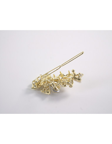 SPINKA  do włosów KWIATEK KWIAT Z KRYSZTAŁKAMI...