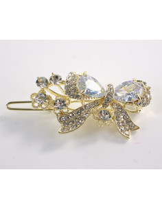 SPINKA  do włosów KOKARDKA Z KRYSZTAŁKAMI  Lolita...