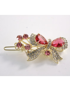 SPINKA  do włosów KOKARDKA Z KRYSZTAŁKAMI  Lolita...