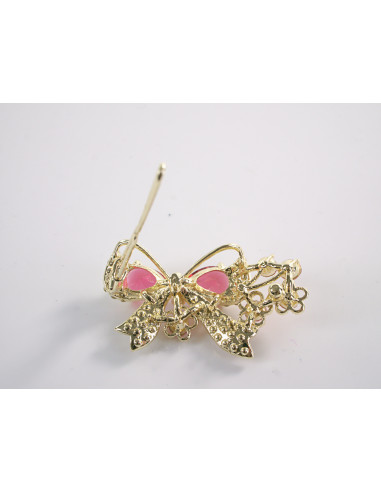 SPINKA  do włosów KOKARDKA Z KRYSZTAŁKAMI...