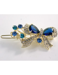 SPINKA  do włosów KOKARDKA Z KRYSZTAŁKAMI  Lolita...