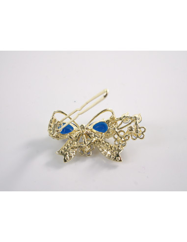 SPINKA  do włosów KOKARDKA Z KRYSZTAŁKAMI...