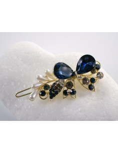 SPINKA  do włosów KOKARDKA Z KRYSZTAŁKAMI  Lolita... 2