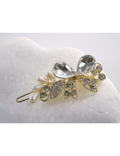 SPINKA  do włosów KOKARDKA Z KRYSZTAŁKAMI  Lolita... 2