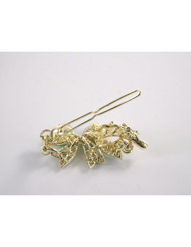 SPINKA  do włosów KOKARDKA Z KRYSZTAŁKAMI...