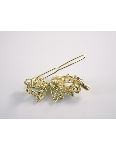 SPINKA  do włosów KOKARDKA Z KRYSZTAŁKAMI  Lolita Akcesoria CRYSTAL