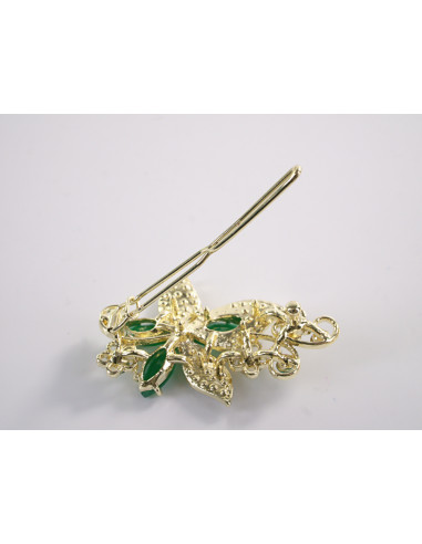 SPINKA  do włosów KWIATEK KWIAT Z KRYSZTAŁKAMI...