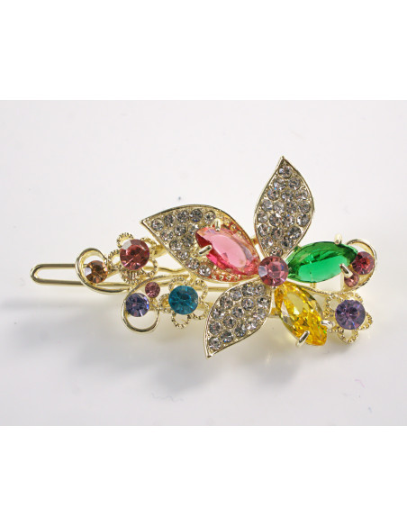 SPINKA  do włosów KWIATEK KWIAT Z KRYSZTAŁKAMI  Lolita Akcesoria KOLORY