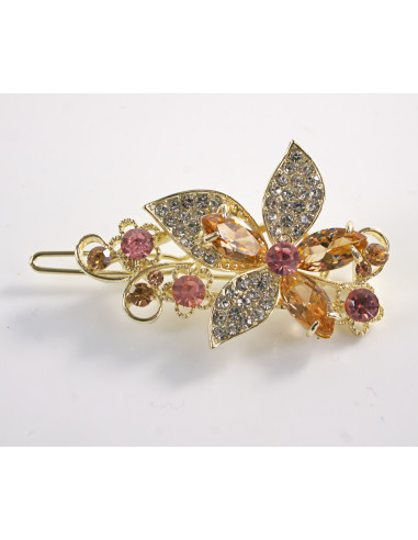 SPINKA  do włosów KWIATEK KWIAT Z KRYSZTAŁKAMI...