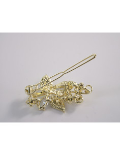 SPINKA  do włosów KWIATEK KWIAT Z KRYSZTAŁKAMI  Lolita... 2