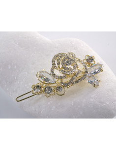 SPINKA  do włosów RÓŻA KWIAT Z KRYSZTAŁKAMI  Lolita... 2