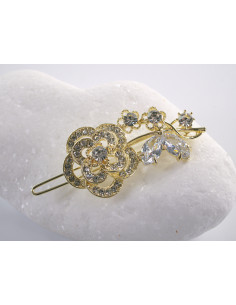 SPINKA  do włosów RÓŻA KWIAT Z KRYSZTAŁKAMI  Lolita... 2