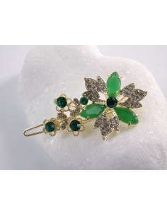 SPINKA  do włosów KWIATEK KWIAT Z KRYSZTAŁKAMI  Lolita... 2