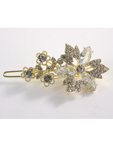 SPINKA  do włosów KWIATEK KWIAT Z KRYSZTAŁKAMI...