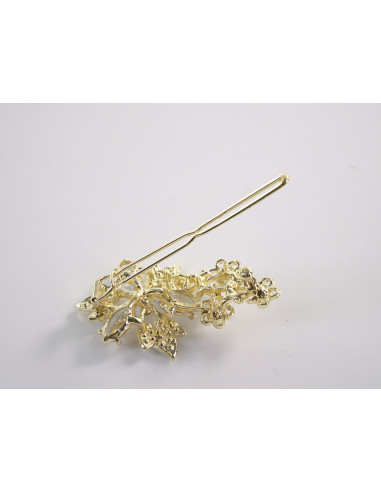 SPINKA  do włosów KWIATEK KWIAT Z KRYSZTAŁKAMI...