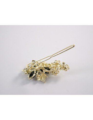 SPINKA  do włosów KWIATEK KWIAT Z KRYSZTAŁKAMI...