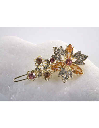 SPINKA  do włosów KWIATEK KWIAT Z KRYSZTAŁKAMI...