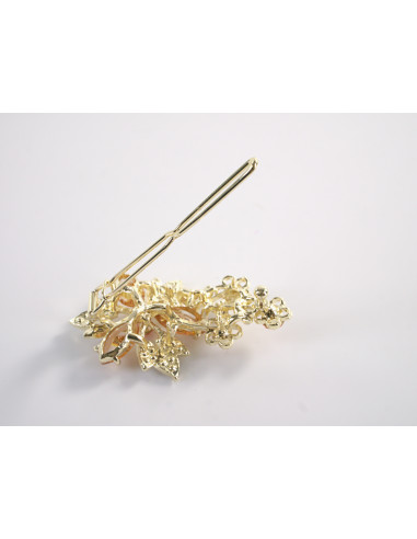 SPINKA  do włosów KWIATEK KWIAT Z KRYSZTAŁKAMI...