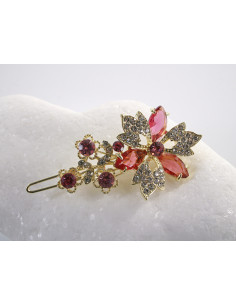 SPINKA  do włosów KWIATEK KWIAT Z KRYSZTAŁKAMI  Lolita... 2