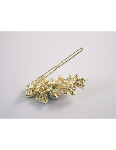 SPINKA  do włosów KWIATEK KWIAT Z KRYSZTAŁKAMI...