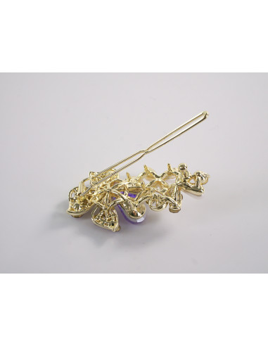 SPINKA  do włosów KWIATEK KWIAT Z KRYSZTAŁKAMI...