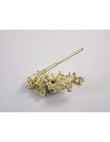 SPINKA  do włosów KWIATEK KWIAT Z KRYSZTAŁKAMI...