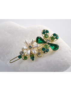 SPINKA  do włosów KWIATEK KWIAT Z KRYSZTAŁKAMI  Lolita... 2