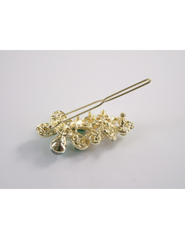 SPINKA  do włosów KWIATEK KWIAT Z KRYSZTAŁKAMI...