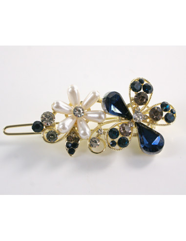 SPINKA  do włosów KWIATEK KWIAT Z KRYSZTAŁKAMI...