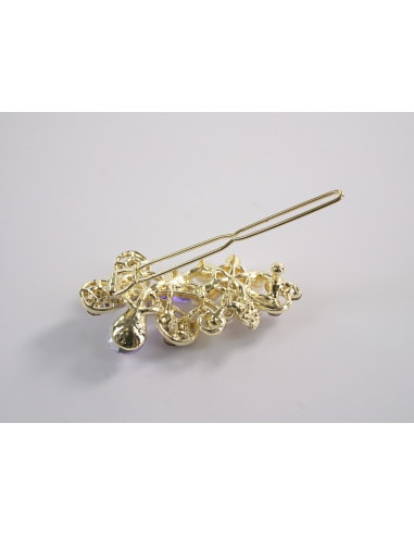 SPINKA  do włosów KWIATEK KWIAT Z KRYSZTAŁKAMI...