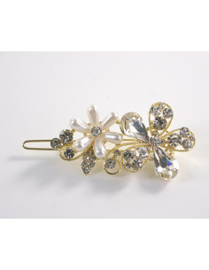 SPINKA  do włosów KWIATEK KWIAT Z KRYSZTAŁKAMI  Lolita...