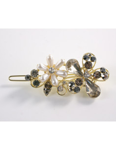 SPINKA  do włosów KWIATEK KWIAT Z KRYSZTAŁKAMI  Lolita...