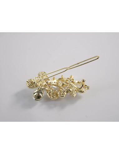 SPINKA  do włosów KWIATEK KWIAT Z KRYSZTAŁKAMI...