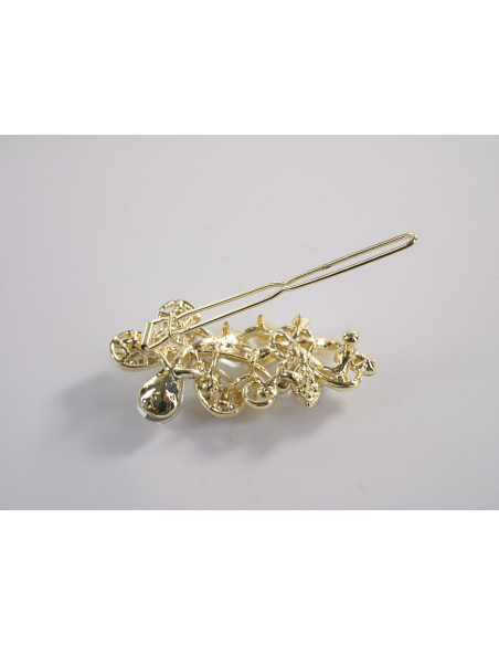 SPINKA  do włosów KWIATEK KWIAT Z KRYSZTAŁKAMI  Lolita Akcesoria CRYSTAL