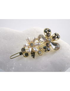 SPINKA  do włosów KWIATEK KWIAT Z KRYSZTAŁKAMI  Lolita... 2