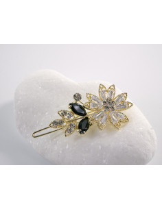 SPINKA  do włosów KWIATEK KWIAT Z KRYSZTAŁKAMI  Lolita... 2