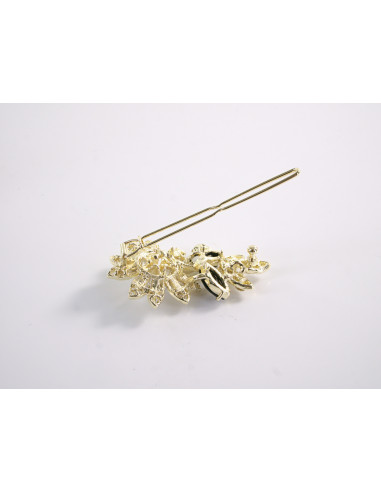 SPINKA  do włosów KWIATEK KWIAT Z KRYSZTAŁKAMI...