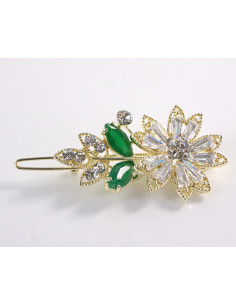 SPINKA  do włosów KWIATEK KWIAT Z KRYSZTAŁKAMI  Lolita...