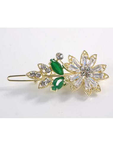 SPINKA  do włosów KWIATEK KWIAT Z KRYSZTAŁKAMI...