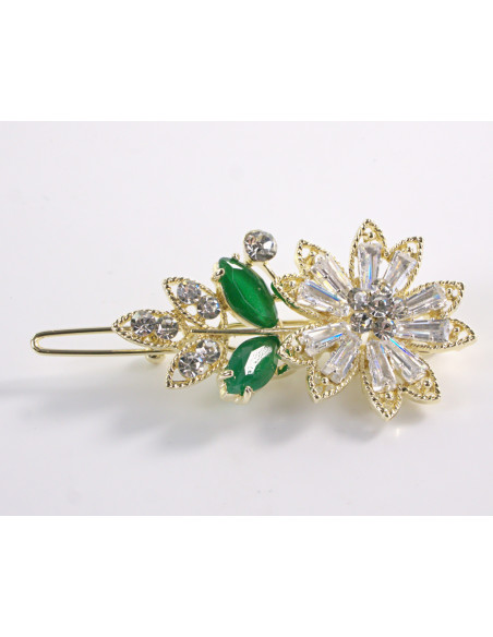 SPINKA  do włosów KWIATEK KWIAT Z KRYSZTAŁKAMI  Lolita Akcesoria