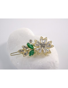 SPINKA  do włosów KWIATEK KWIAT Z KRYSZTAŁKAMI  Lolita... 2