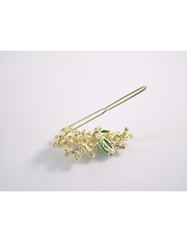 SPINKA  do włosów KWIATEK KWIAT Z KRYSZTAŁKAMI...