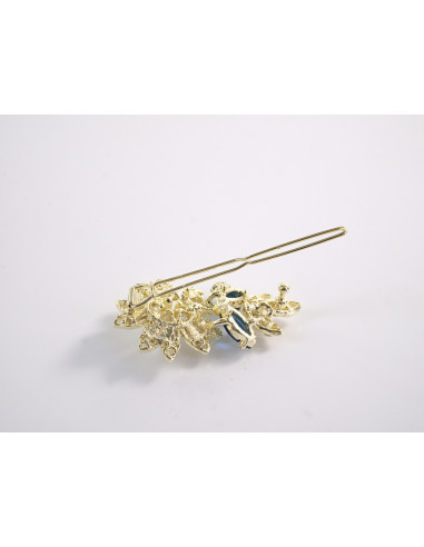 SPINKA  do włosów KWIATEK KWIAT Z KRYSZTAŁKAMI...