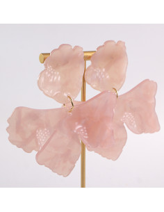 Kolczyki DUŻE AKRYLOWE KWIATY KWIATKI XXL LOLITA AKCESORIA 2